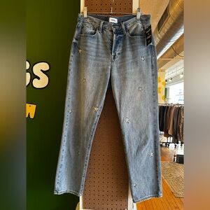 Pistola Light Blue Star Straight Leg Jeans